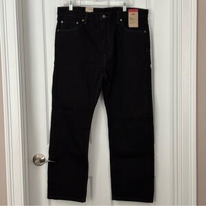 Men’s Levi’s 505 straight leg jeans black